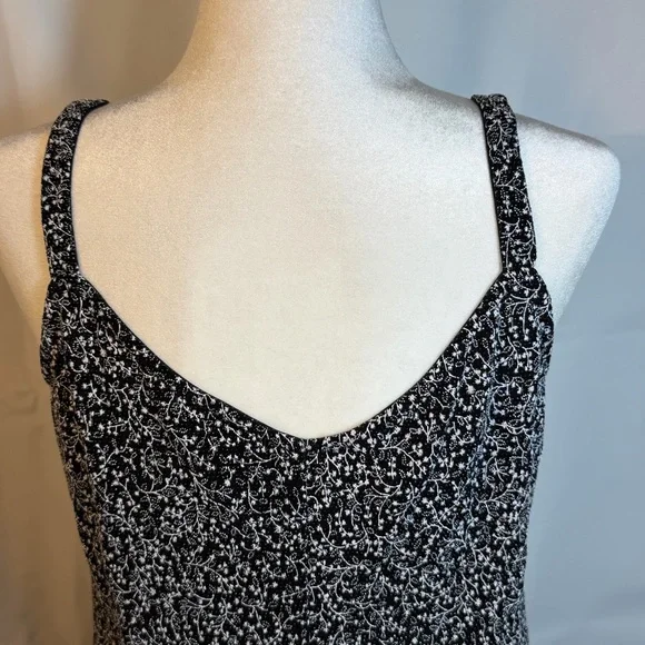 Alex Evenings Women’s Black Sparkle Tank & Jacket Vintage Size Large Evening Out - Picture 6 of 16